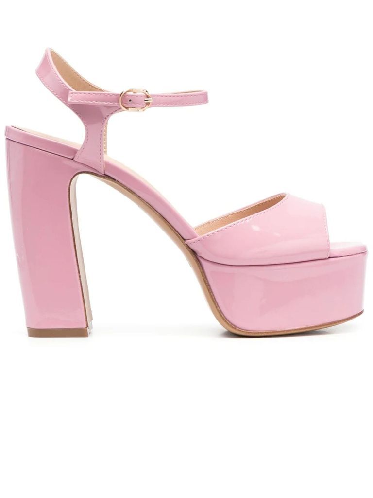 Parigi Light Pink Calf Leather Sandals