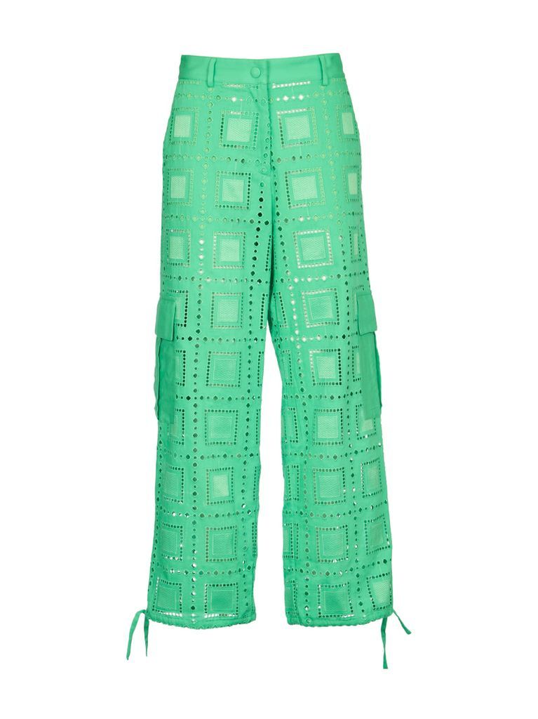 Perforated Cargo Pants