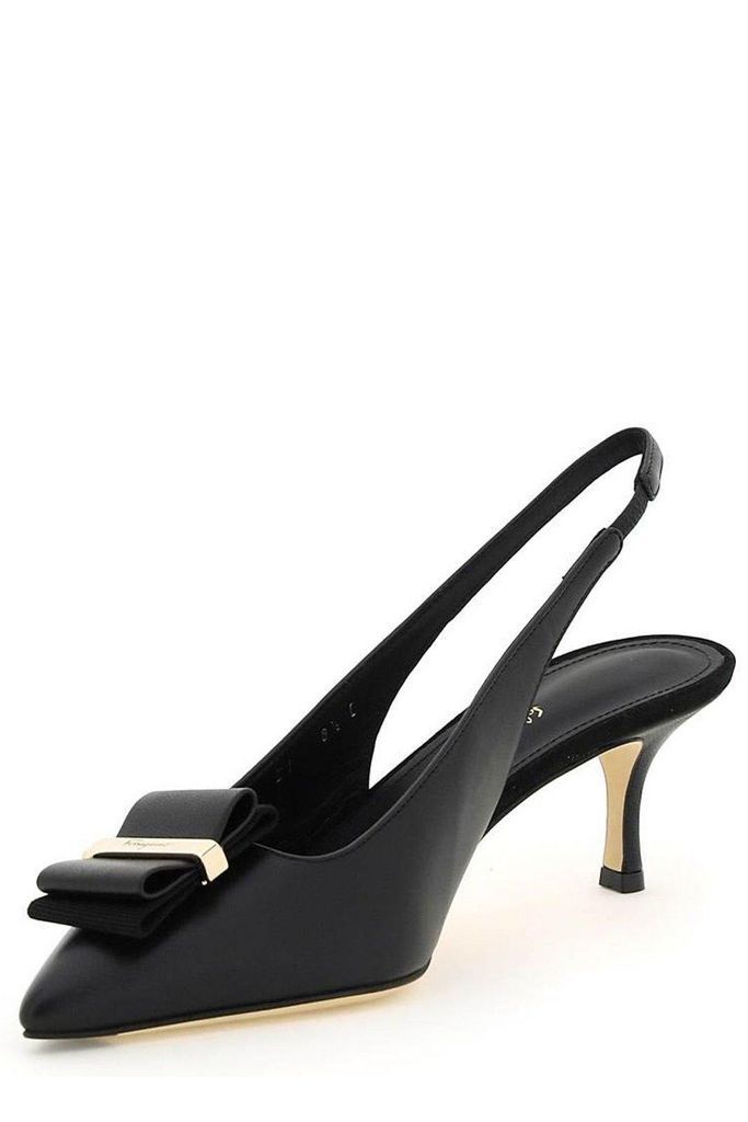 Pointed-Toe Slingback Pumps