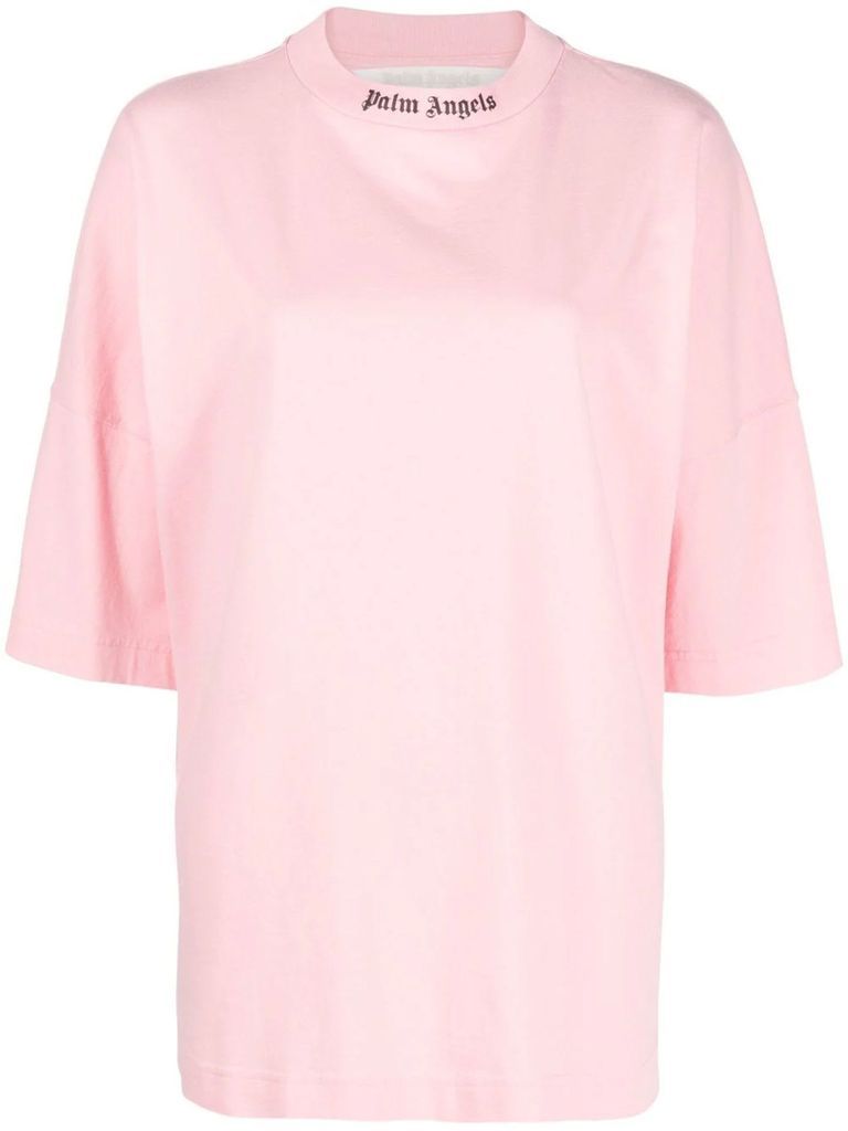 Pink Cotton Oversize T-Shirt