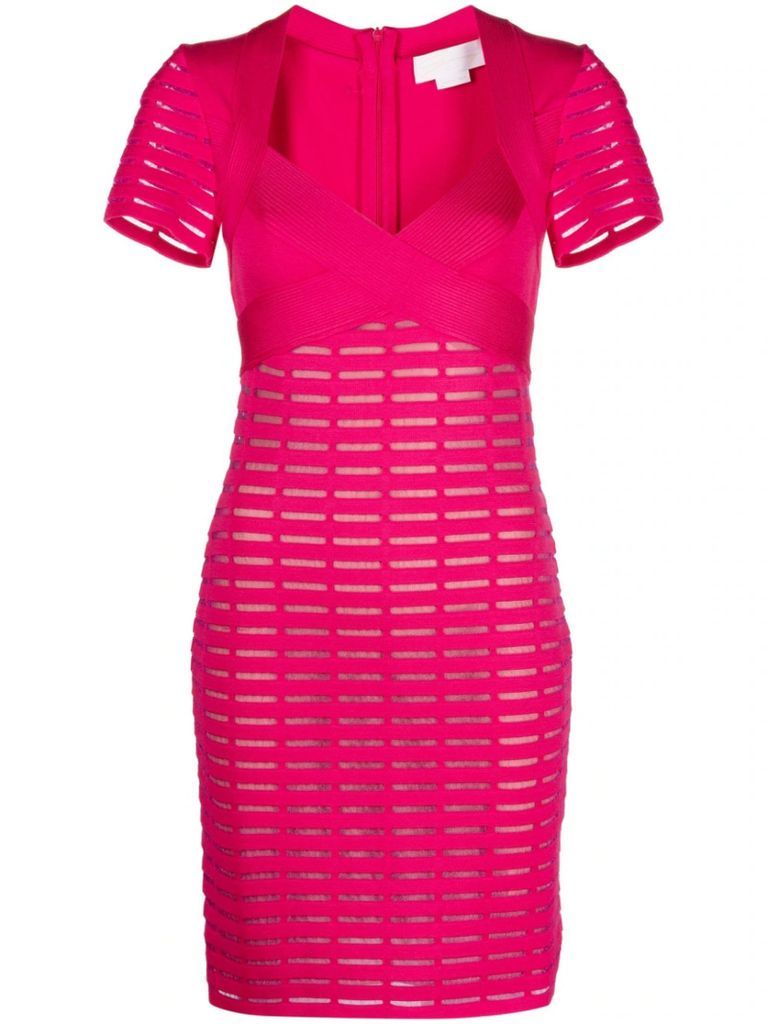 Pink Cut-Out Detail Dress