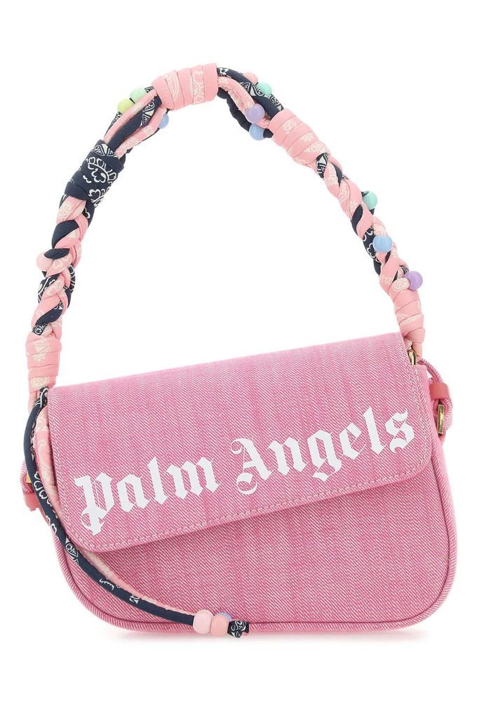 Pink Denim Crash Handbag