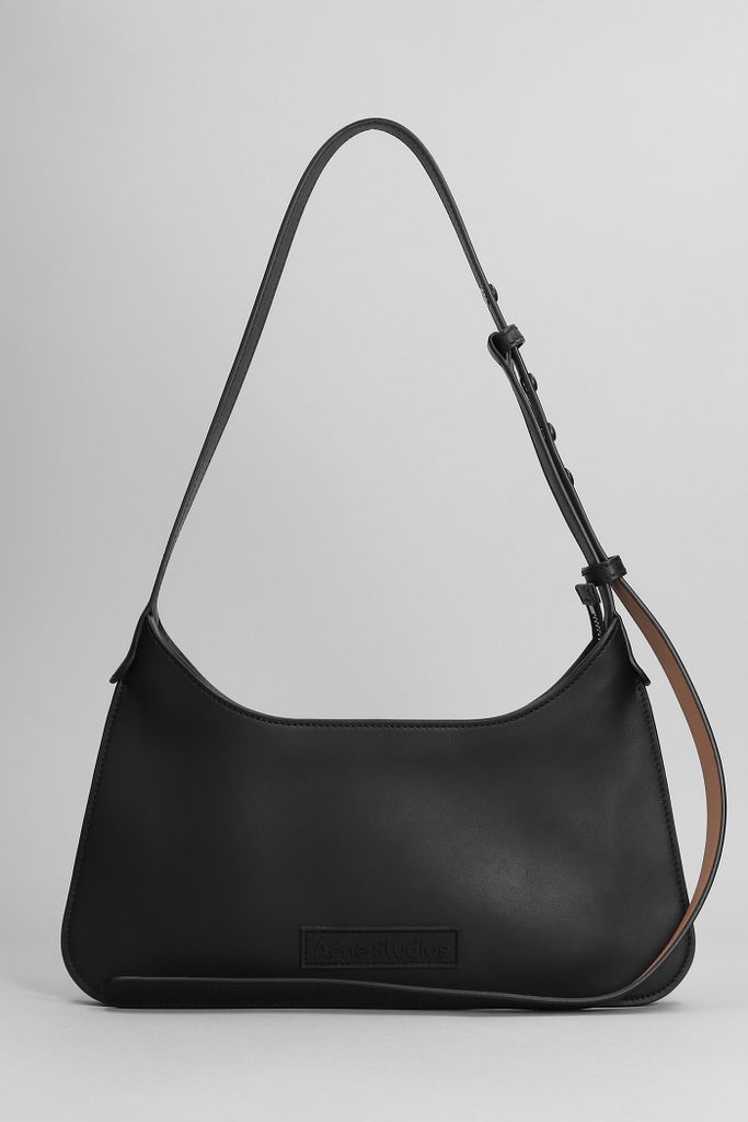Platt Mini Shoulder Bag In Black Leather