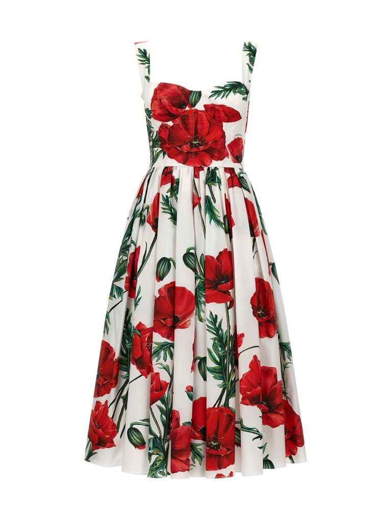 Poppy Print Dress