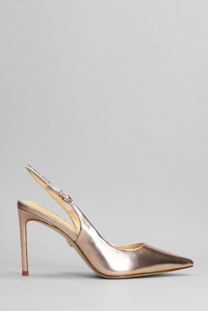 Pumps In Copper Leather