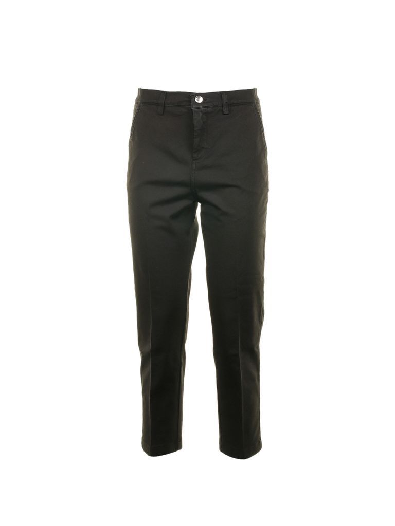 Regular Fit Black Trousers