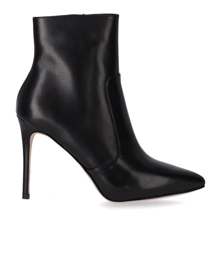 Rue Black Heeled Ankle Boot