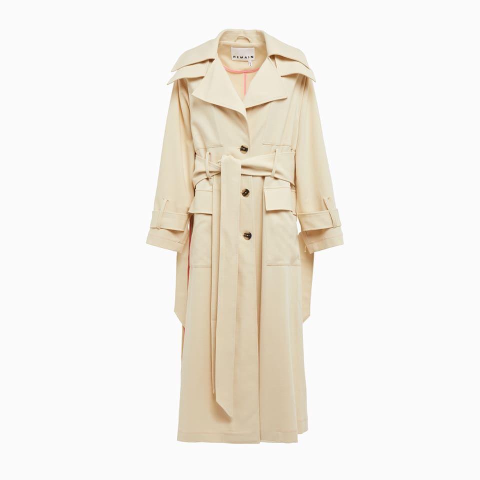 Remain Woven Trench Coat
