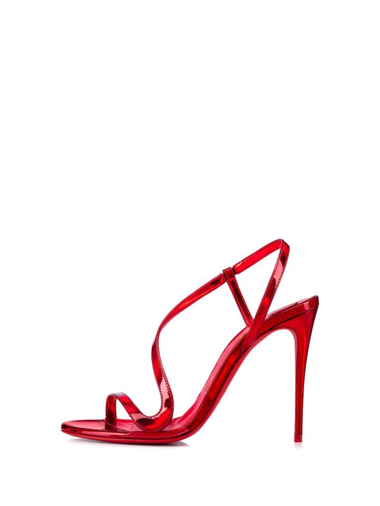 Rosalie Patent Leather Sandal With Stiletto Heel