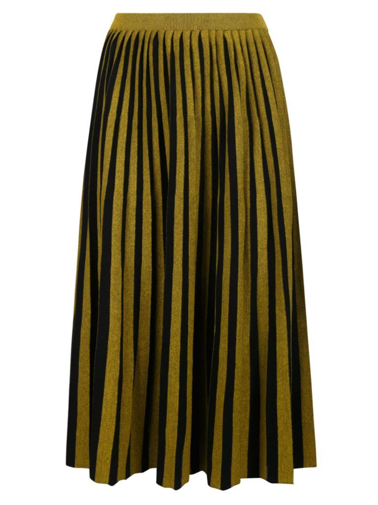 Sheer Stripe Knit Skirt