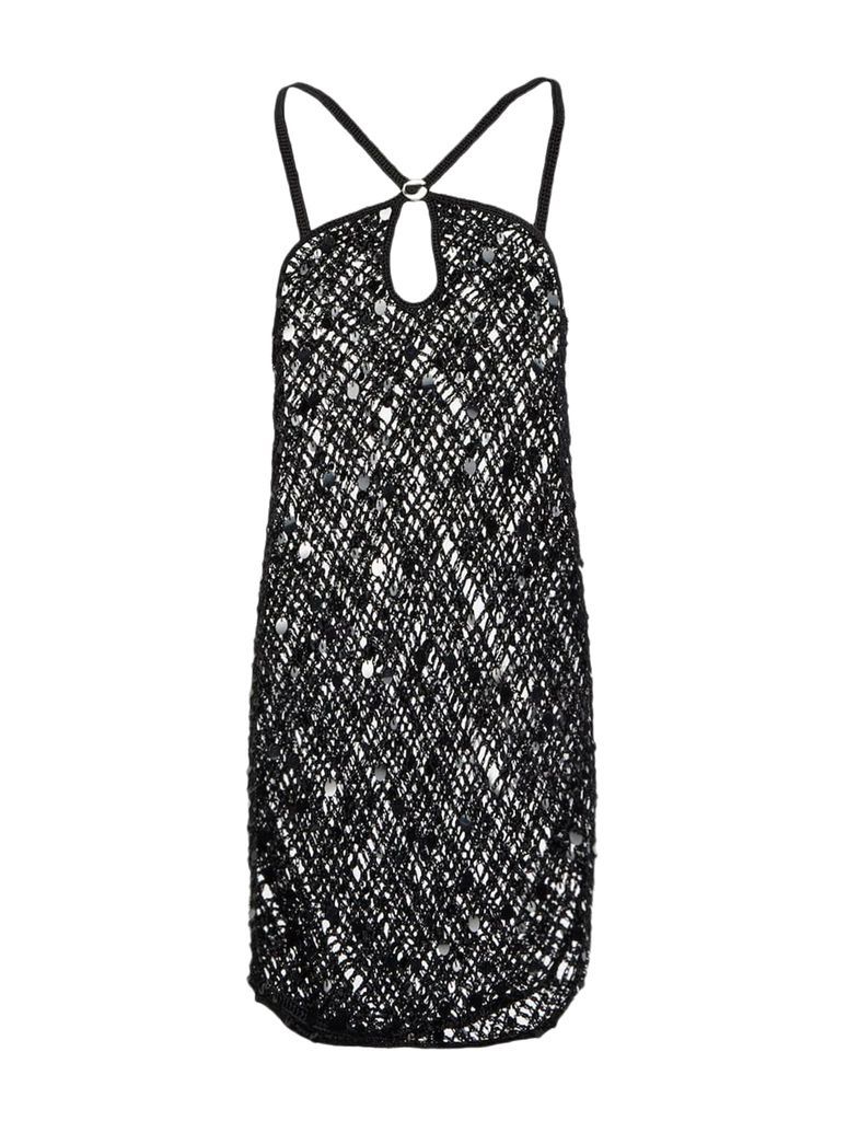 Sequin Crochet Dress