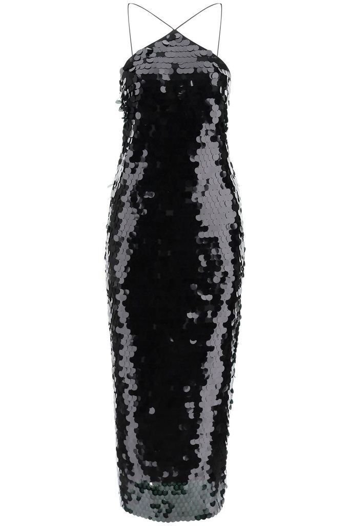 Sheath Dress With Maxi Sequins