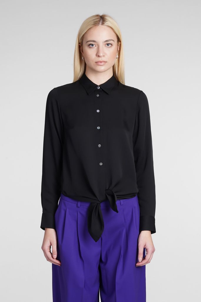 Shirt In Black Silk