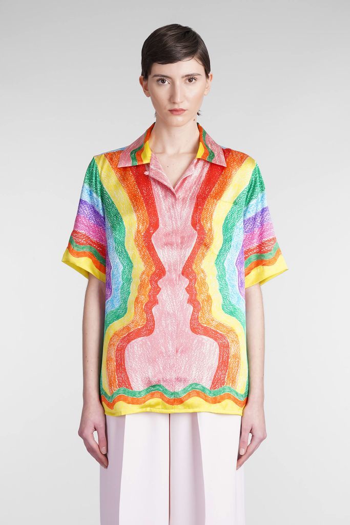 Shirt In Multicolor Silk