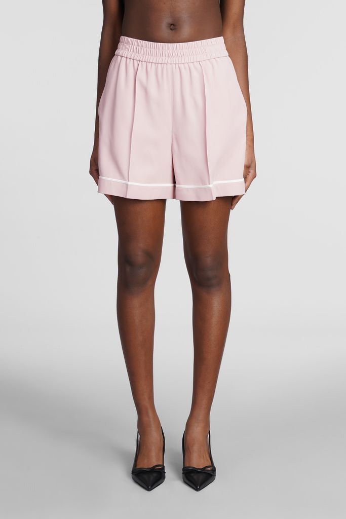 Shorts In Rose-Pink Polyester