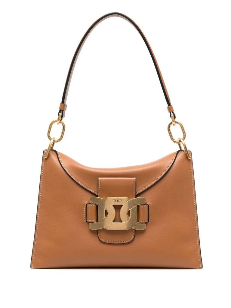 Shoulder Bag In Brown Leather
