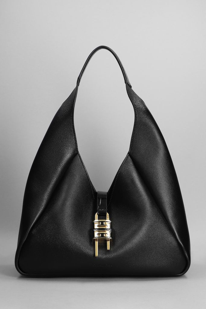 Shoulder Bag In Black Leather