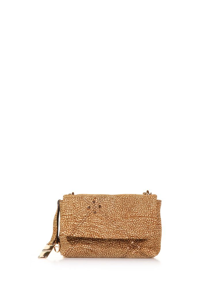 Shoulder Bag In Padded Op Suede