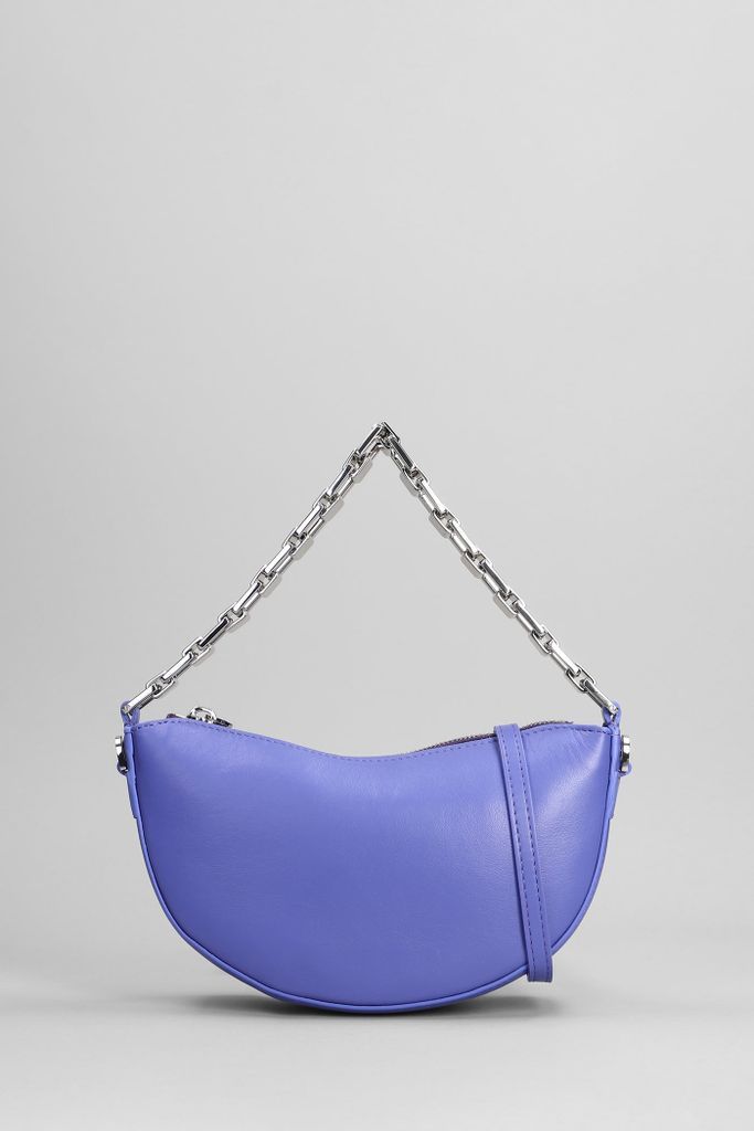 Shoulder Bag In Viola Leather