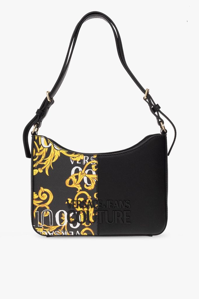 Shoulder Bag With Logo Couture Print