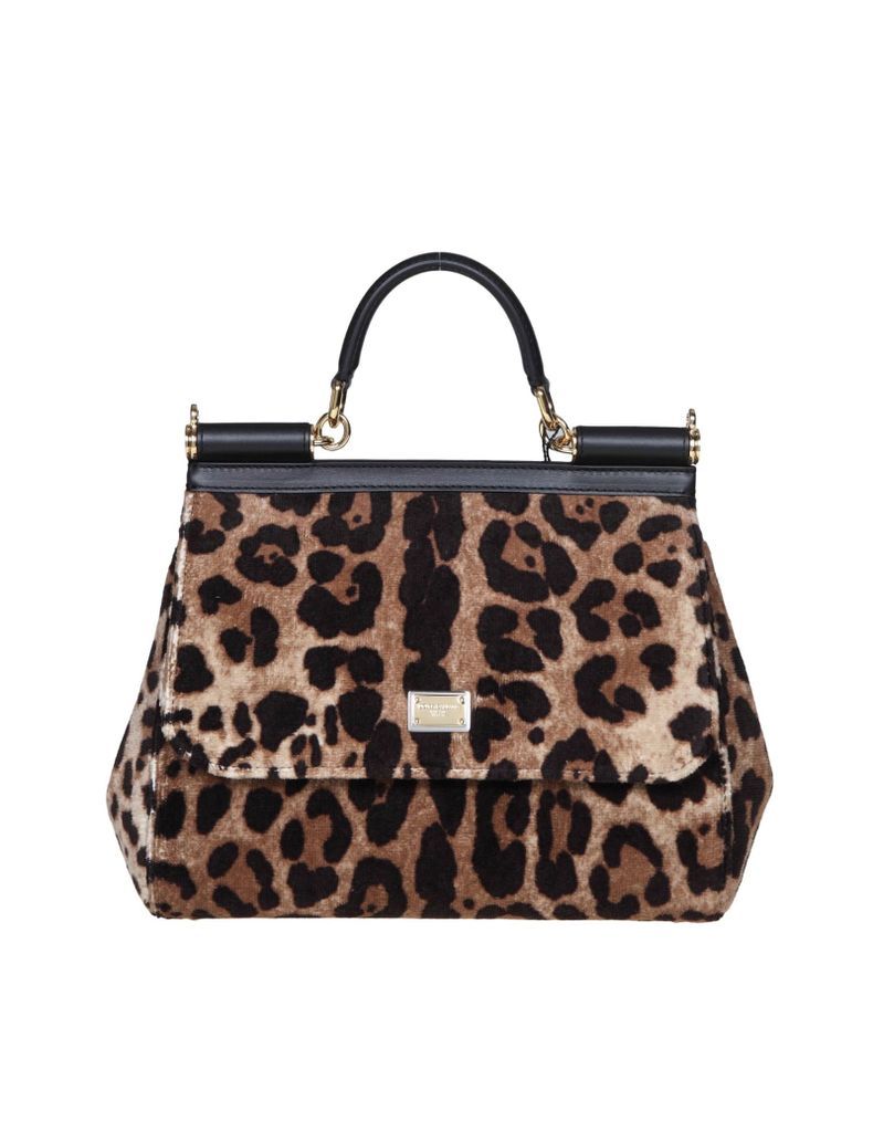 Sicily Bag In Leo Print Sponge