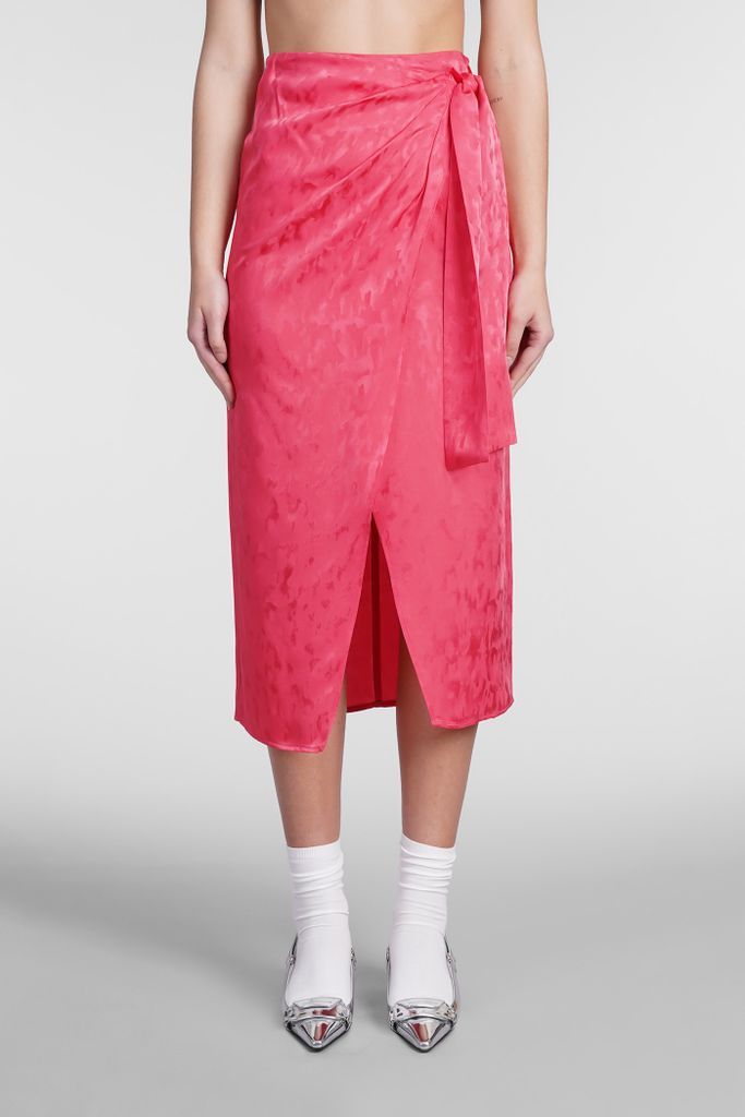 Skirt In Fuxia Acetate