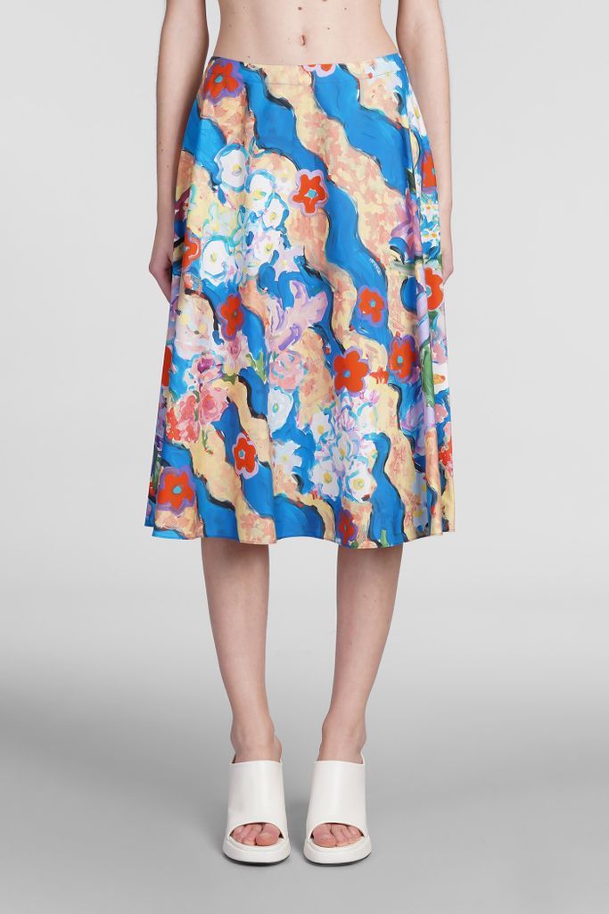 Skirt In Multicolor Cotton