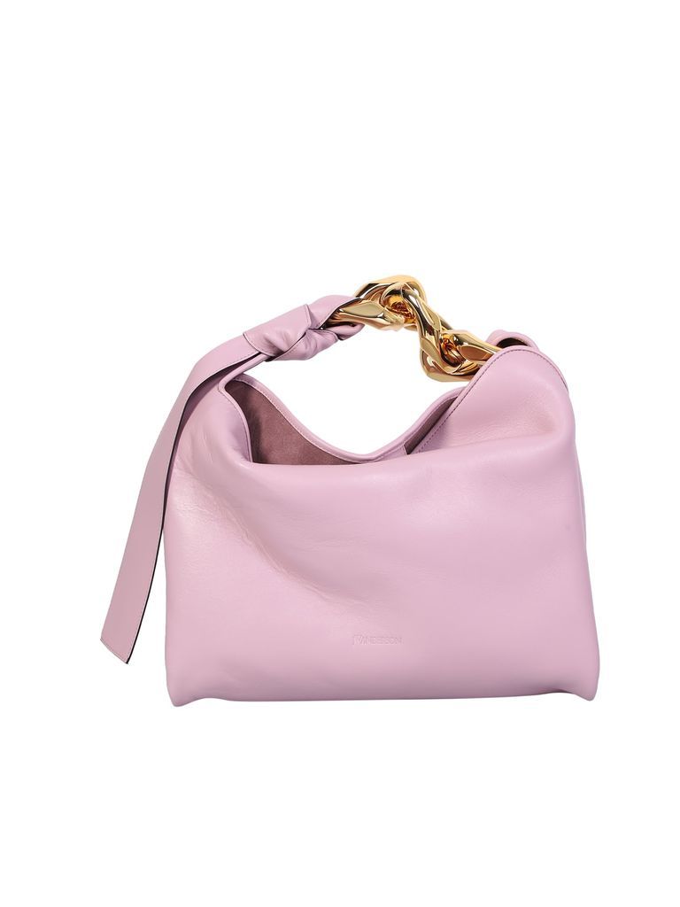 Small Chain Hobo Pink Bag