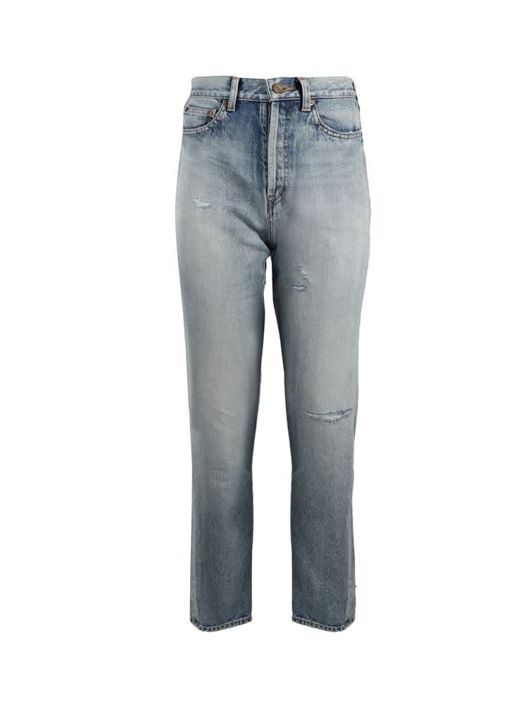 Slim-Fit High Waist Jeans