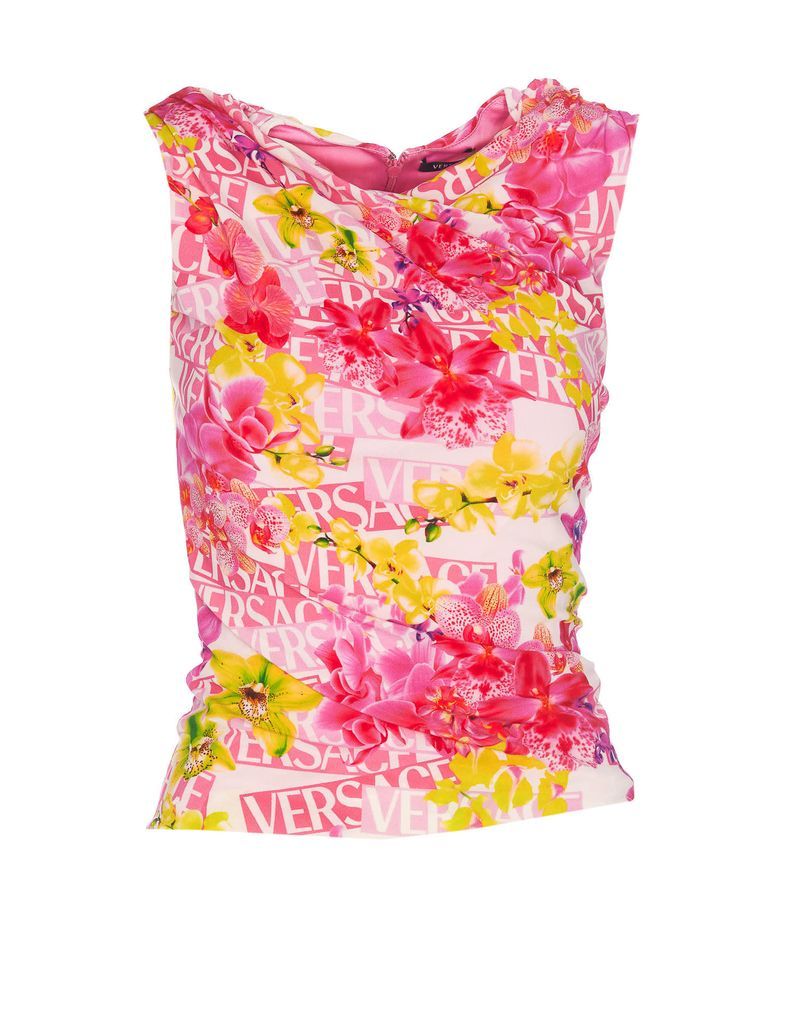Sleeveless Orchid Baby Top