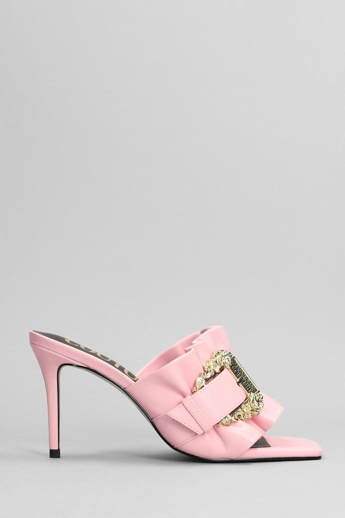 Slipper-Mule In Rose-Pink Leather