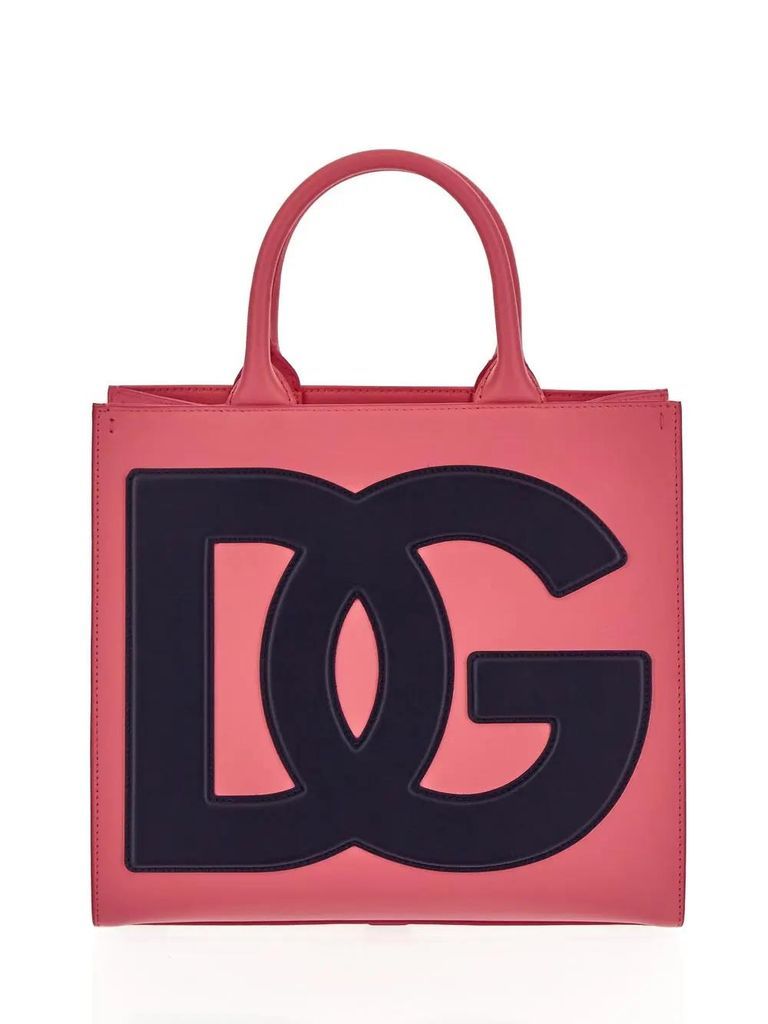 Small Calfskin Dg Daily Shopper