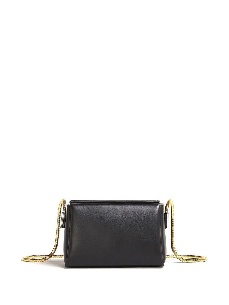 Small Toggle Bag In Black Leather