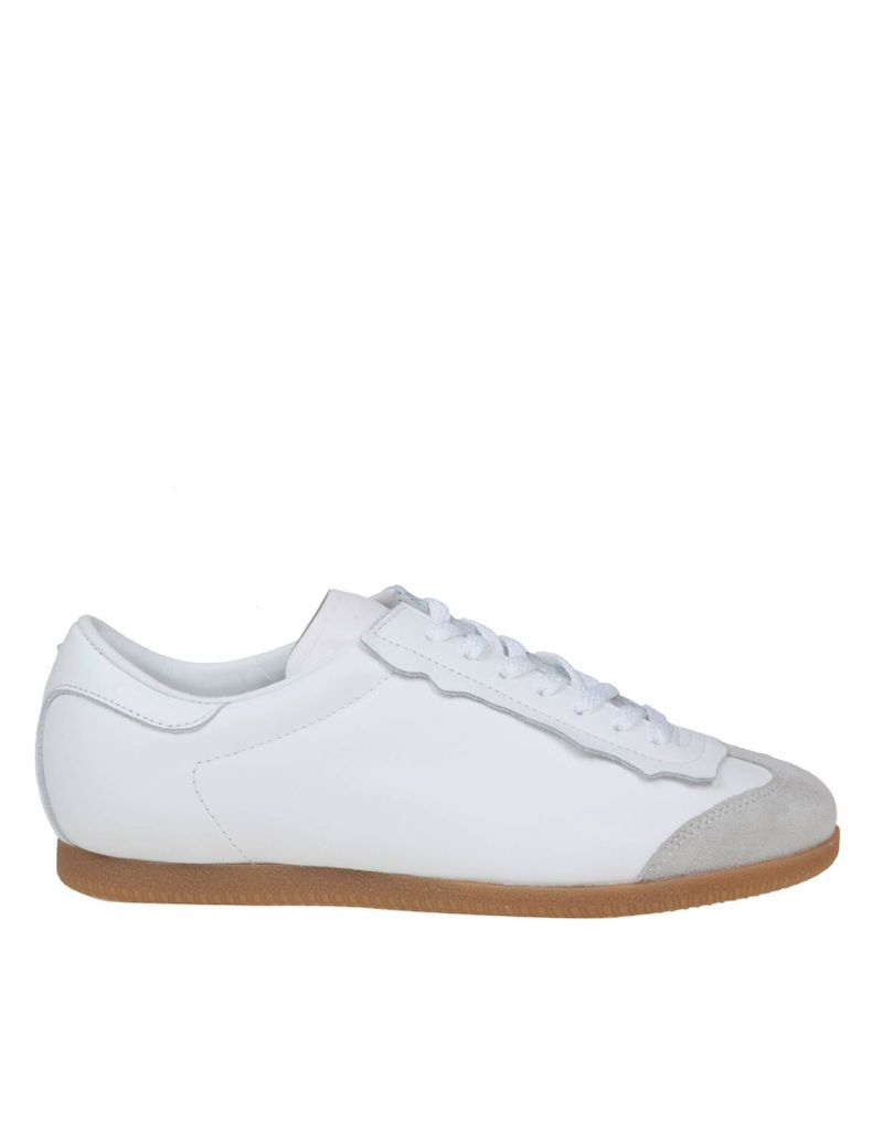 Sneakers In Leather Color White