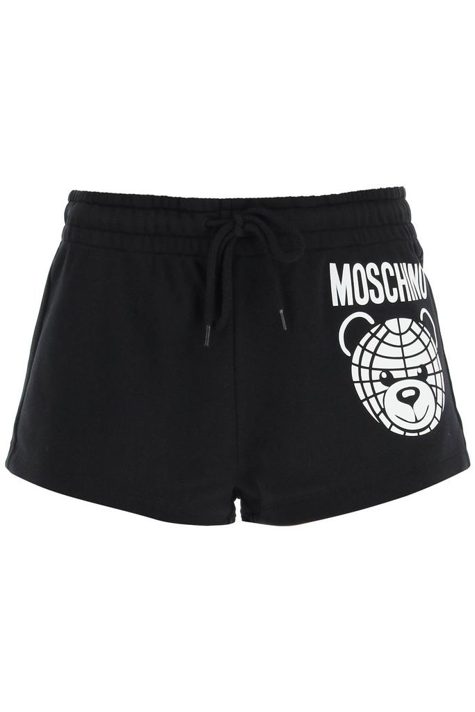 Sporty Shorts With Teddy Print