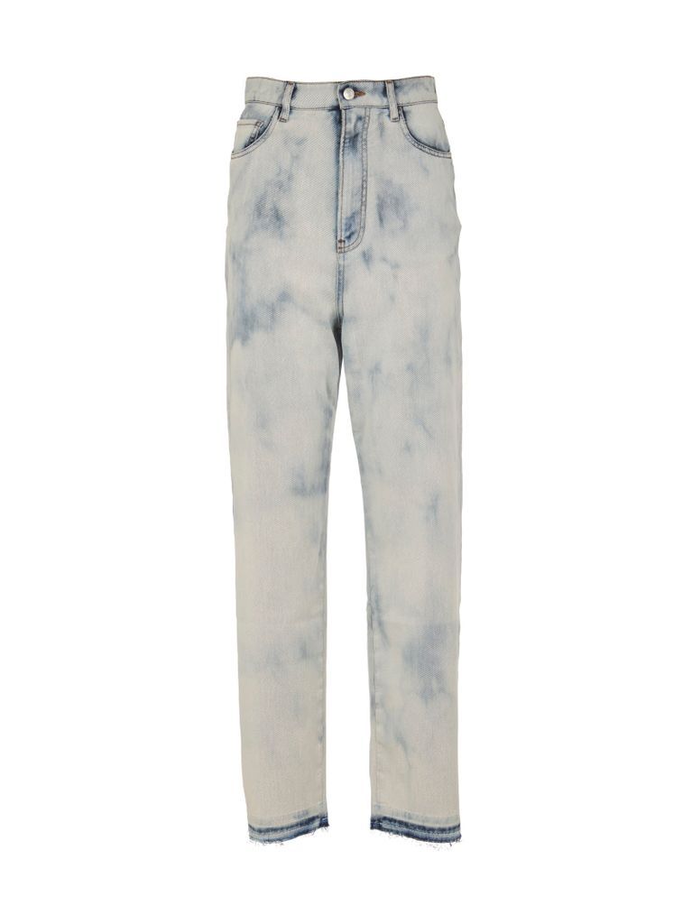 Straight Bleached Jeans
