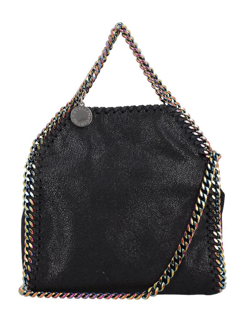 Falabella Holographic Chain Tiny Tote Bag