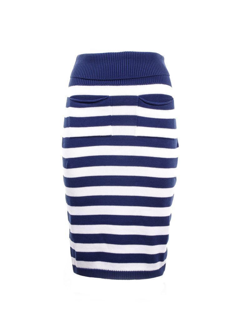 Striped Midi Skirt