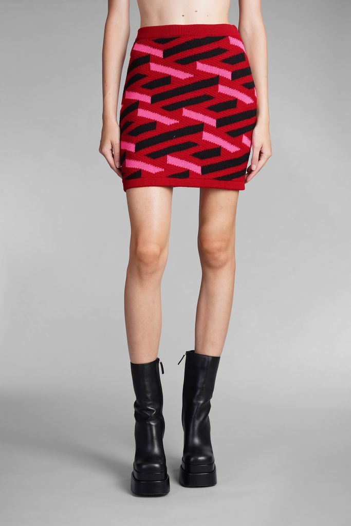 Skirt In Red Wool