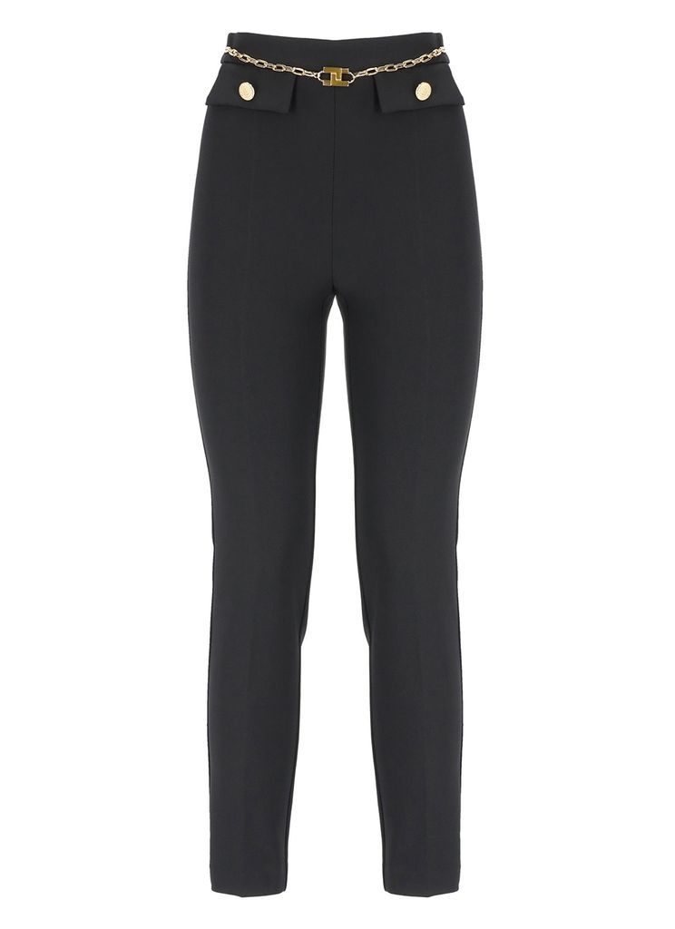 Stretch Double Crepe Trousers