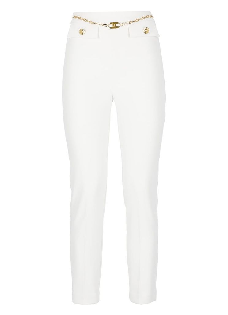 Stretch Double Crepe Trousers