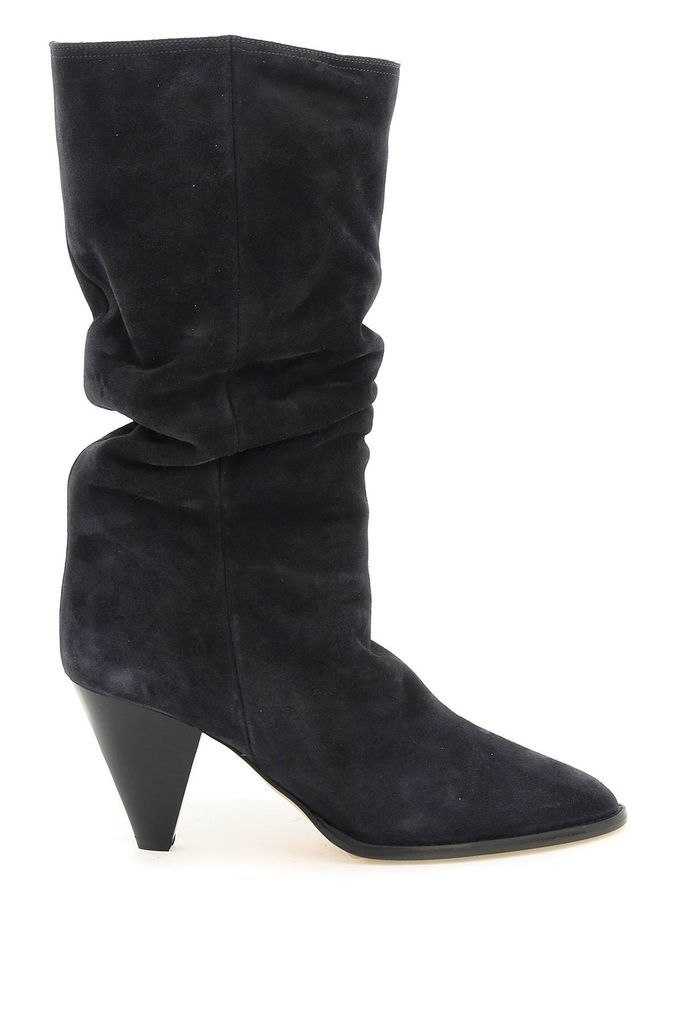 Suede Leather Rouxy Slouchy Boots