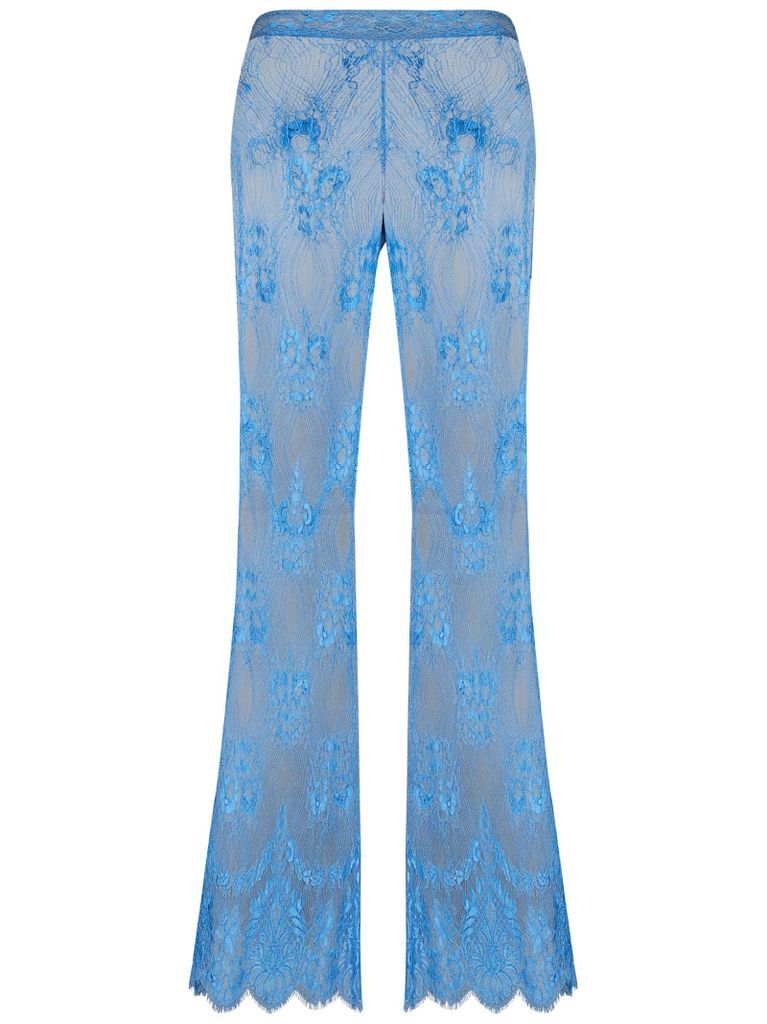 Super Flared Lace Trousers