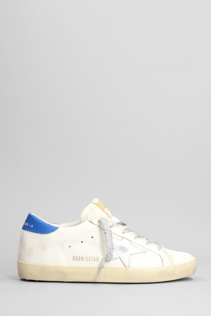 Superstar Sneakers In White Leather