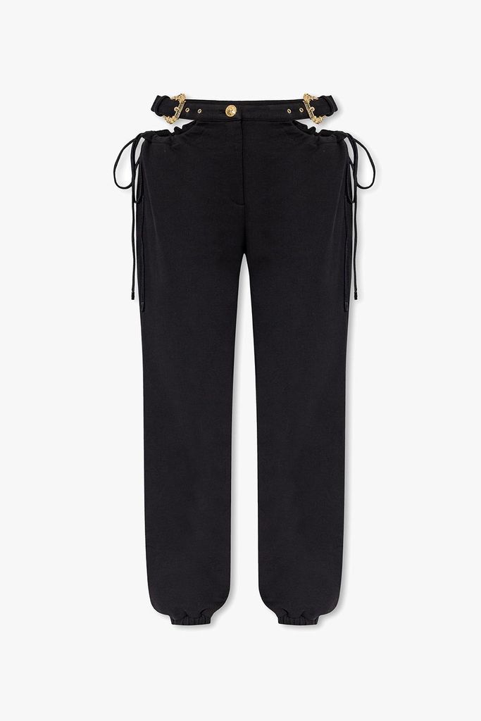 Sweatpants With Cut-Outs Versace