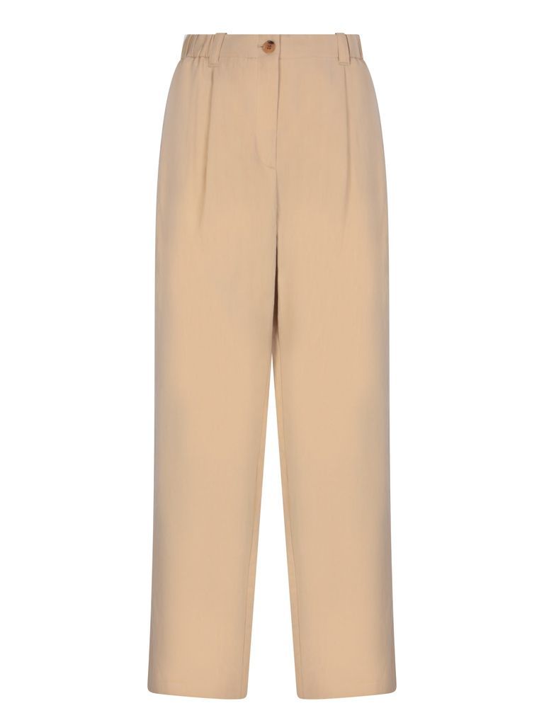 Tailored Beige Trousers