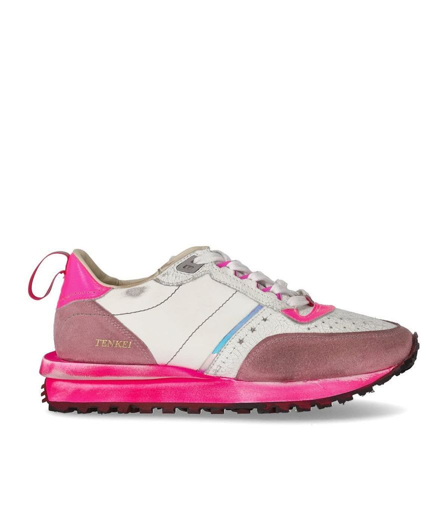 Tenkei Track Edition White Neon Pink Sneaker