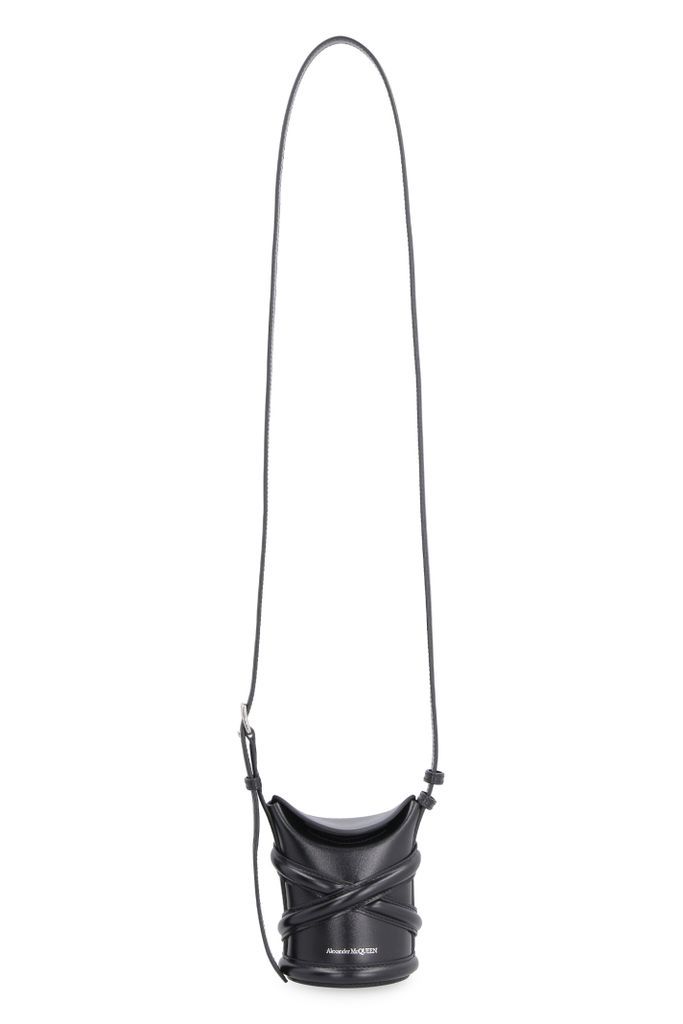 The Curve Leather Mini-Bucket Bag