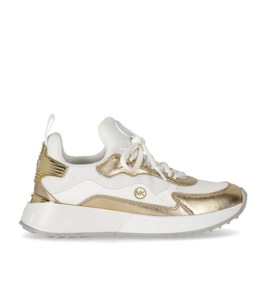 Theo White Gold Sneaker