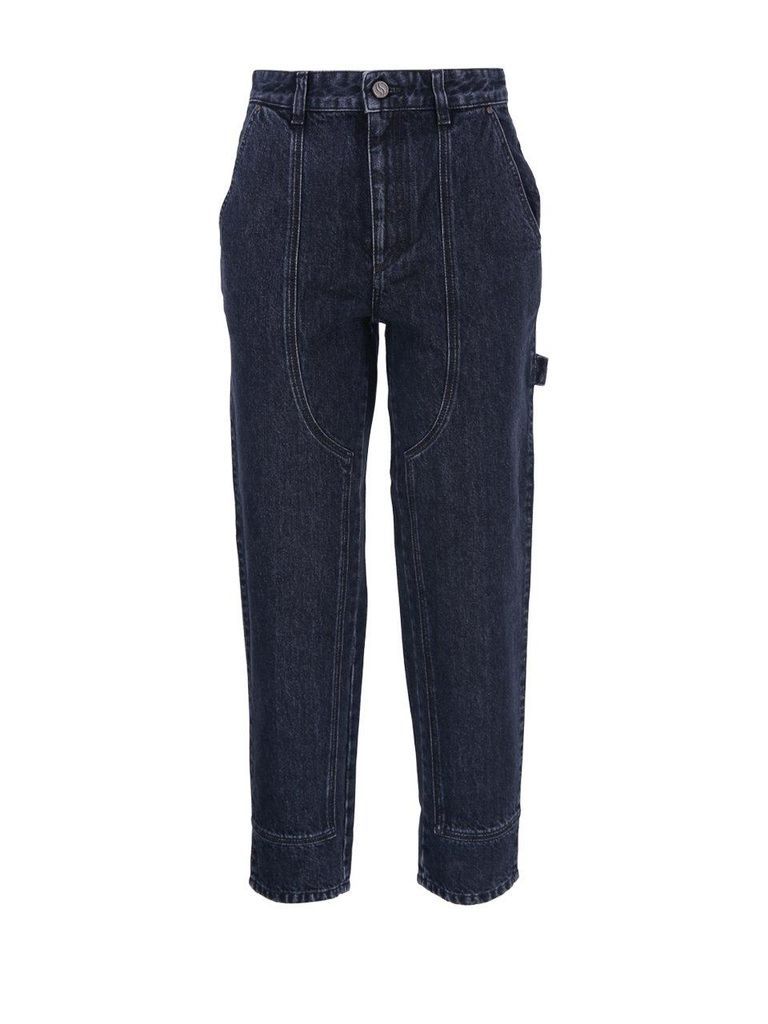 Tonal Stitched Washed Pants